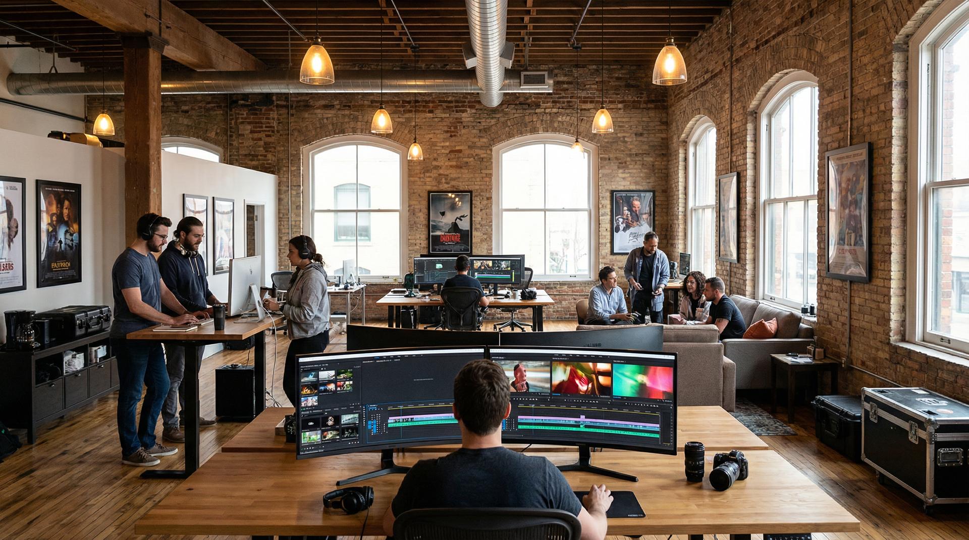 幼幼影视传媒公司办公环境